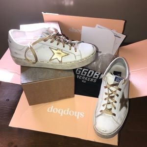 High star golden goose white/gold 39
